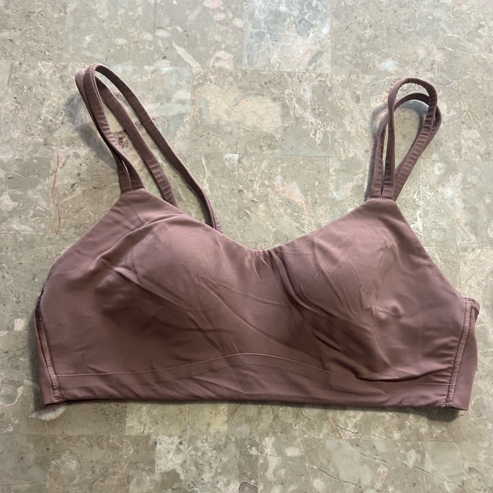 Lululemon athletica chocolate brown “Like a cloud” sports bra